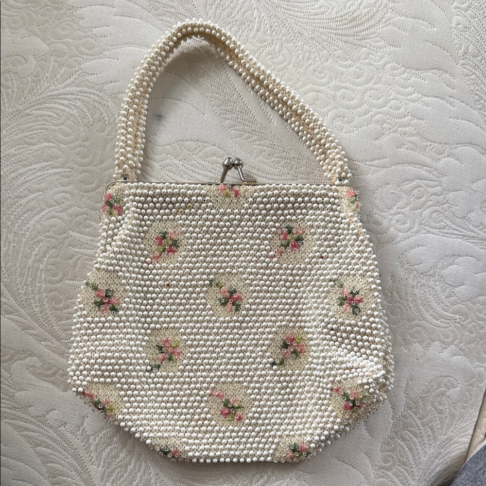 Vintage Beaded Hand Bag